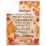 50th Birthday Gifts for Women Blanket copy