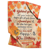 50th Birthday Gifts for Women Blanket copy