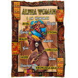 Alpha Woman Proud African Blanket