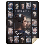 13 Reasons Why Blanket, TV Series Quilt, Fleece, Sherpa Blanket MSHL Premium Mink Sherpa Blanket 60x80