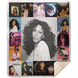 Donna Summer Blanket Fleece Sherpa Throw Quilt Blanket for Bedroom Sofa - MSHM Premium Mink Sherpa Blanket 50x60
