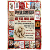 Baseball Grandson Blanket copy
