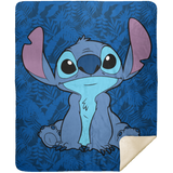 Lilo and Stitch Blanket 50 shades of Stitch Quilt Fleece Sherpa Throw Blanket MSHM Premium Mink Sherpa Blanket 50x60