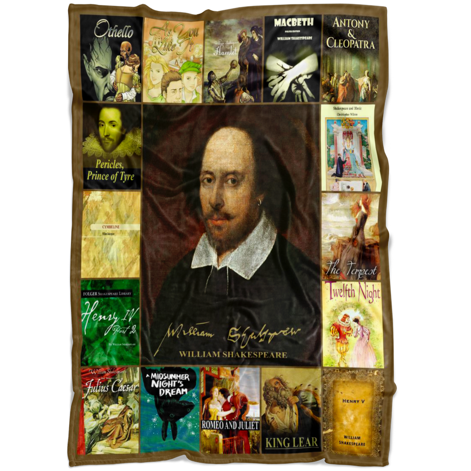 William Shakespeare Blanket copy