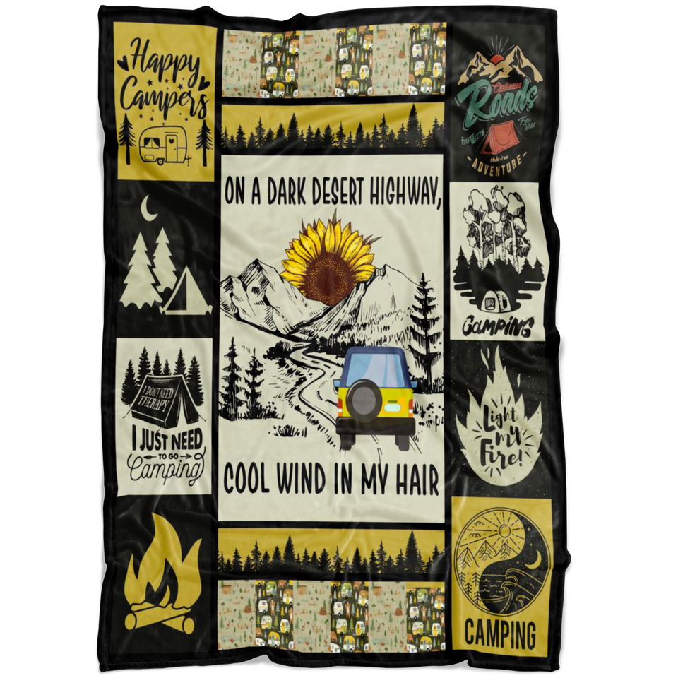 Sunflower Camping - On A Dark Desert Highway
