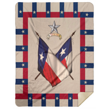 Texas Blanket Texas State Quilt Texas Flag Fleece Sherpa Blanket - MSHL Premium Mink Sherpa Blanket 60x80