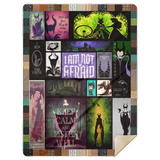 Maleficent Fleece Sherpa Throw Blanket Quilt for Bedroom Living Room Sofa - MSHL Premium Mink Sherpa Blanket 60x80
