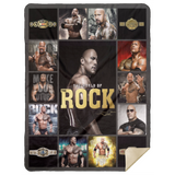 Dwayne Johnson Blanket, WWE - The Rock Fleece, Sherpa Blanket For Fans MSHL Premium Mink Sherpa Blanket 60x80