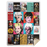 Golden Girls Blanket Golden Girls Quilt Fleece Sherpa Throw Blanket Bedroom Sofa - MSHL Premium Mink Sherpa Blanket 60x80