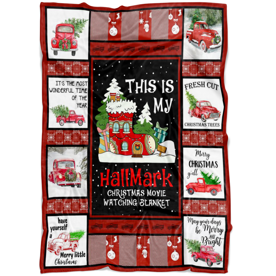 This is my Hallmark Watching Movie Blanket V6
