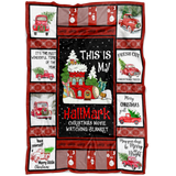 This is my Hallmark Watching Movie Blanket V6