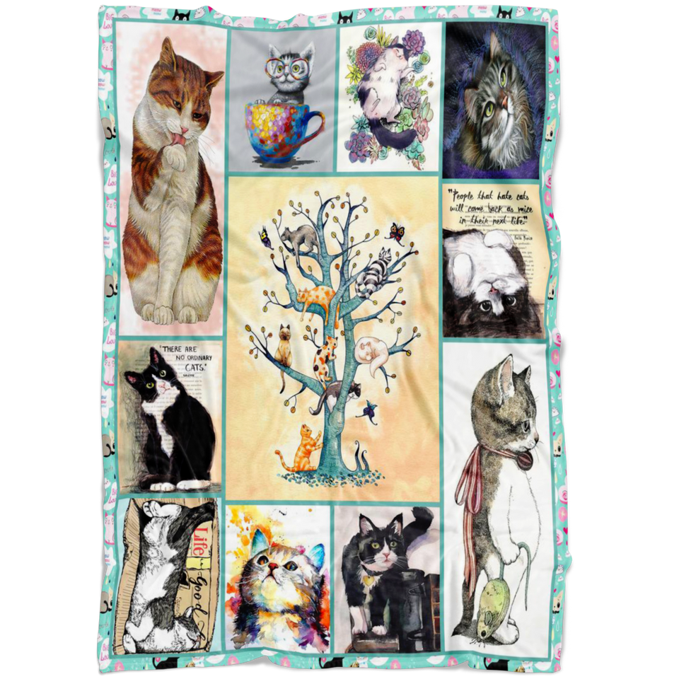 Cat Throw Blankets