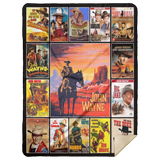 American Hero Blanket American Legend John-Wayne Blanket - Starring John Hero Wayne American Fleece, Sherpa Blanket White - MSHL Premium Mink Sherpa Blanket 60x80