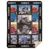 Kenworth Trucks Collection Like Quilt, Kenworth Trucks Fleece, Sherpa Blanket MSHL Premium Mink Sherpa Blanket 60x80
