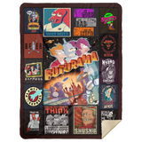 Futurama Blanket, Futurama Fleece, Sherpa Blanket - MSHL Premium Mink Sherpa Blanket 60x80
