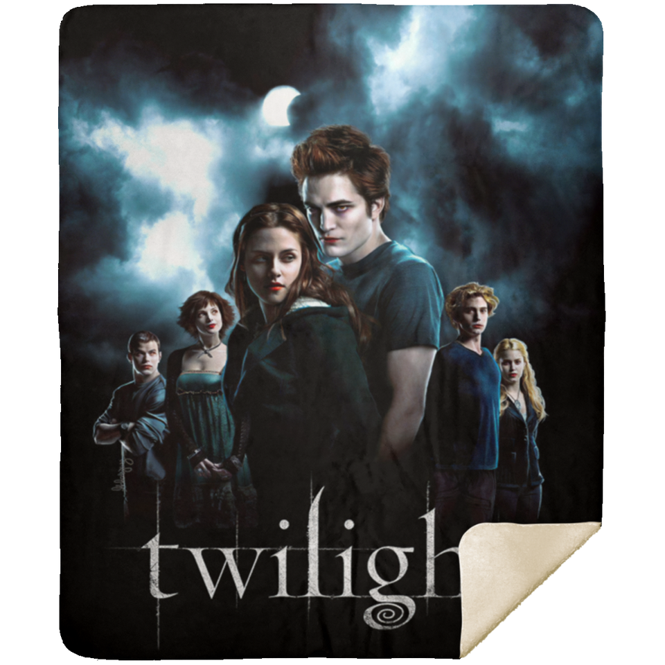The Twilight Saga Sherpa Fleece Blanket, The Twilight Saga Blanket Gift Ideas MSHM Premium Mink Sherpa Blanket 50x60