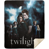 The Twilight Saga Sherpa Fleece Blanket, The Twilight Saga Blanket Gift Ideas MSHM Premium Mink Sherpa Blanket 50x60