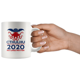 Cthulhu 2020 No Lives Matter Coffee Mug, Cthulhu Coffee Mug, Cthulhu Mythos Cup, Miskatonic University, Call of Cthulhu, Lovecraft Fan Gift Coffee Mu - TL