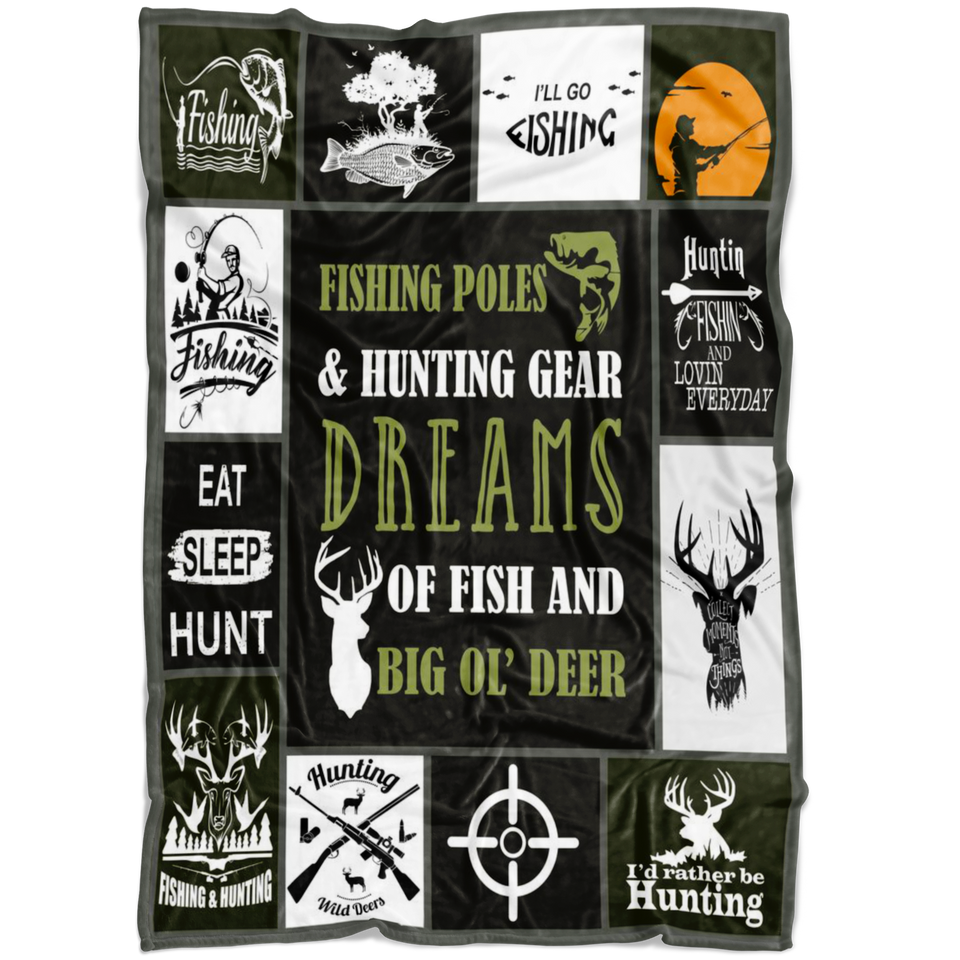 Hunting Fishing Blanket