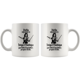 Jyotis - HELLO MY NAME IS INIGO MONTOYA YOU KILLED MY FATHER.PREPARE TO DIE Coffee Mug, Funny Coffee Mug for Men Him Dad Coworker Boss Doctor 11Oz TL