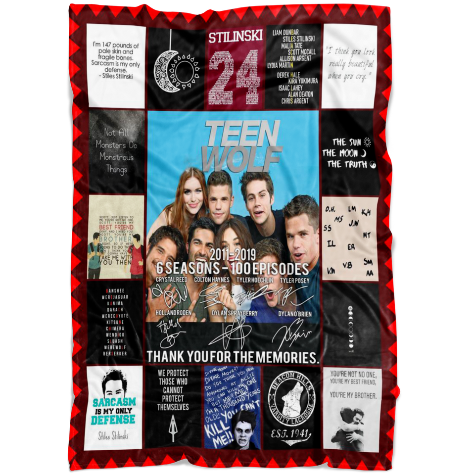 Teen Wolf Blanket copy