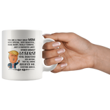 You Are A Truly Great Mom, Mom Mugs, Trump Mug Mom Gifts From Son Daughter, Funny Mom, Birthday Gift For Mother, Funny Donald Trump Mug Gift For Mother, Funny Mom Coffee Mugs For Women 11ozTL