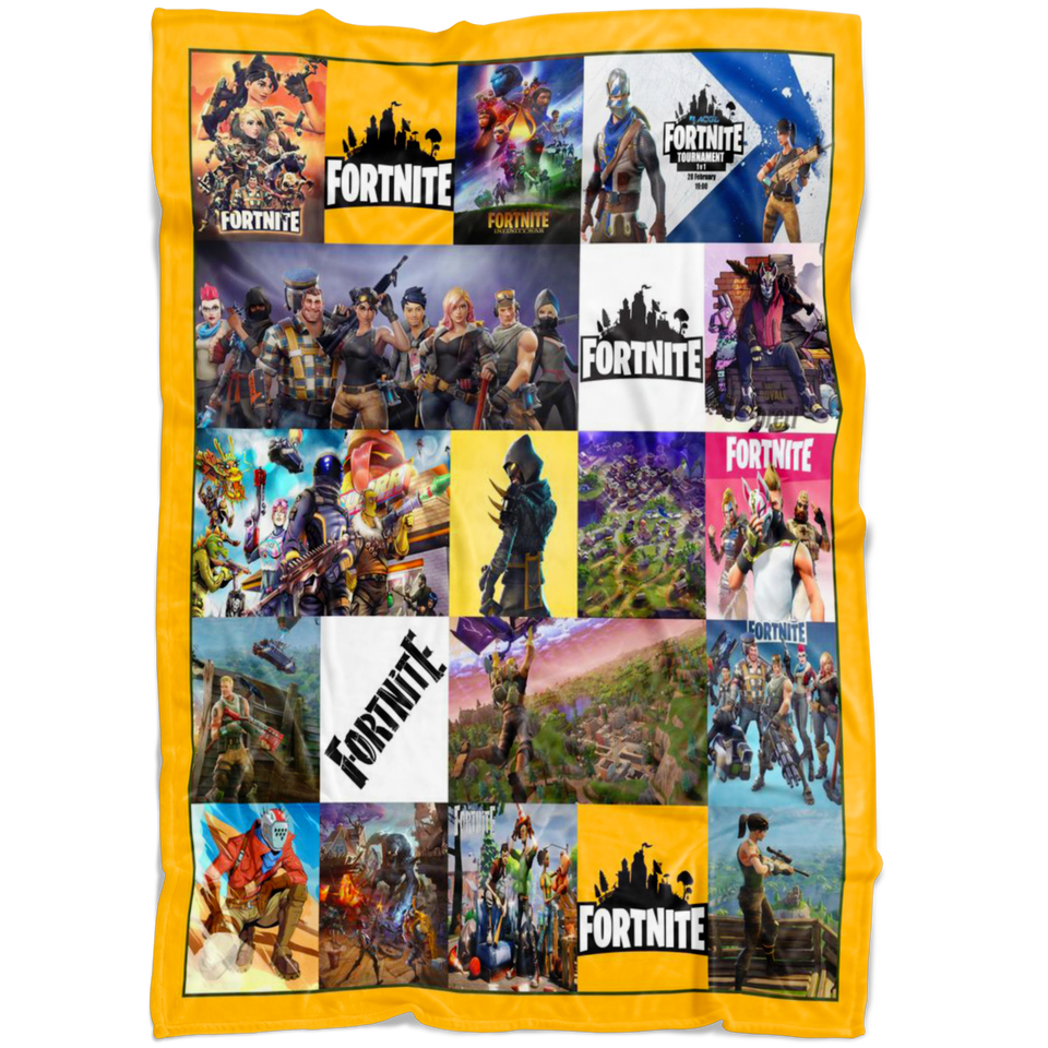 Fortnite 3D Quilt Blanket