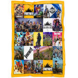 Fortnite 3D Quilt Blanket