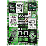 I Am The Soccer Mom Blanket