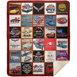 Corvette Blanket, Corvette Fleece, Sherpa Blanket - MSHM Premium Mink Sherpa Blanket 50x60