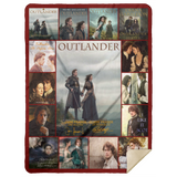 Outlander TV Series Blanket, Outlander Fleece, Sherpa Blanket for Bedroom, Sofa - MSHL Premium Mink Sherpa Blanket 60x80