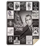 The Twilight Zone Blanket, The Twilight Zone TV Series Fleece, Sherpa Blanket MSHL Premium Mink Sherpa Blanket 60x80