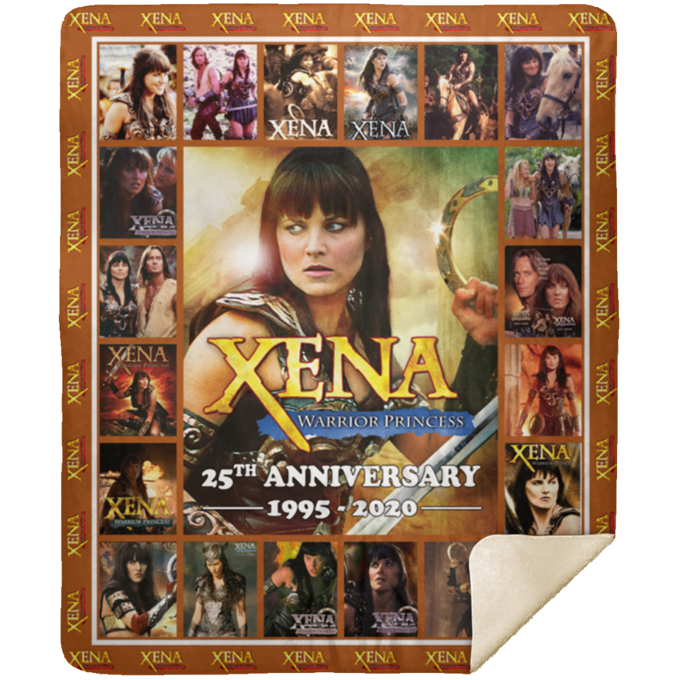 Xena Warrior Princess Blanket Xena Warrior Princess TV Series Quilt Fleece - MSHM Premium Mink Sherpa Blanket 50x60