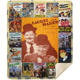 Laurel And Hardy Blanket Laurel And Hardy Style Quilt Fleece Sherpa - MSHM Premium Mink Sherpa Blanket 50x60
