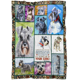 Miniature Schnauzer - Love By Paws Quilt copy