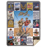 Smokey And The Bandit Blanket, Smokey And The Bandit Movie Fleece, Sherpa MSHL Premium Mink Sherpa Blanket 60x80
