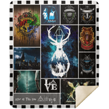 Harry Potter Blanket After all this time? Always Quilt Fleece Hogwarts Blanket MSHM Premium Mink Sherpa Blanket 50x60