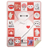 Baymax Blanket, Big Hero 6 Fleece, Sherpa Blanket MSHL Premium Mink Sherpa Blanket 60x80