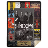 Shinedown V2 3D Quilt Blanket Fleece Sherpa Throw Blanket Bedroom Sofa MSHL Premium Mink Sherpa Blanket 60x80