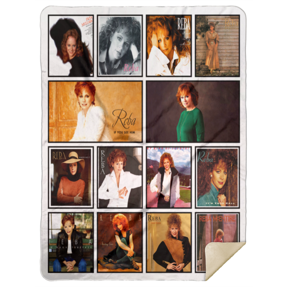 Reba McEntire Blanket, Reba McEntire Fleece, Sherpa Blanket Gift Ideas MSHL Premium Mink Sherpa Blanket 60x80