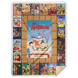 The Flintstones Blanket, The Flintstones TV Series Fleece, Sherpa Blanket MSHL Premium Mink Sherpa Blanket 60x80