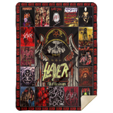 Slayer Albums Blanket Fleece Sherpa Throw Quilt Blanket for Bedroom Living Room MSHL Premium Mink Sherpa Blanket 60x80