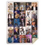 Dwight Yoakam Quilt Blanket Fleece Sherpa Throw Blanket MSHL Premium Mink Sherpa Blanket 60x80