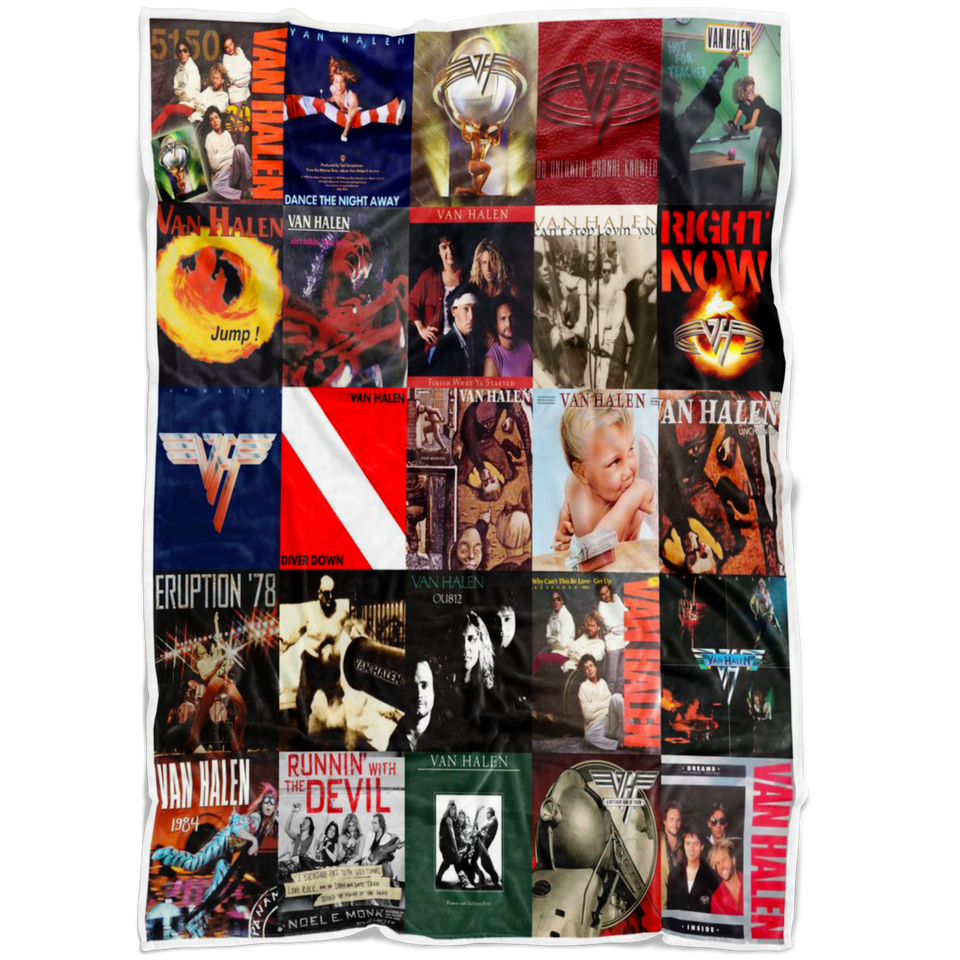 Van Halen Albums For Fans Blanket