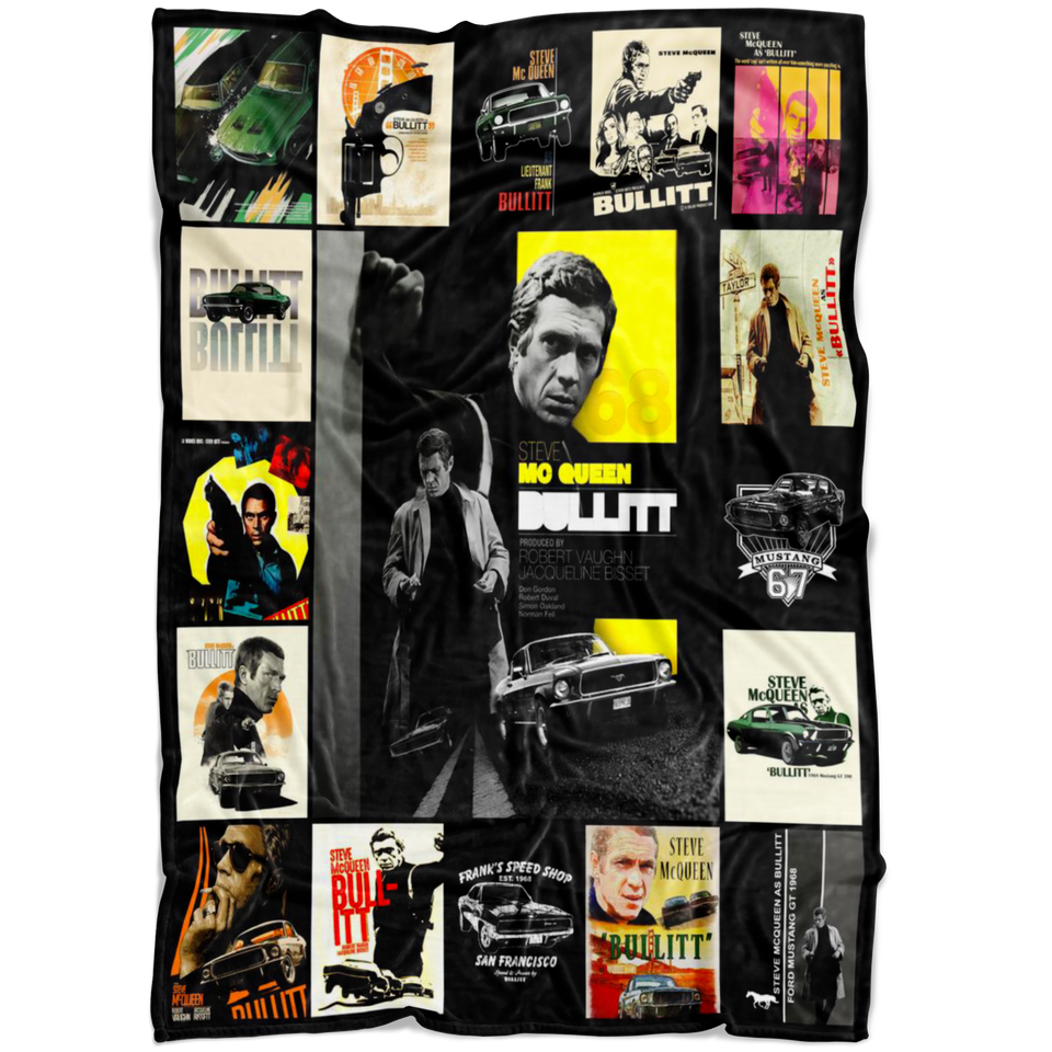 Bullitt 1968 Movie Blanket copy