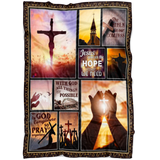 Jesus Give Us The Hope Blanket50x60