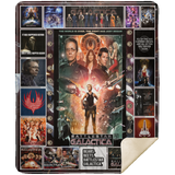 Battlestar Galactica Blanket Battlestar Galactica TV Series Quilt Fleece Sherpa - MSHM Premium Mink Sherpa Blanket 50x60