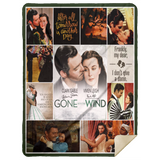 Gone With The Wind Blanket, Gone with the Wind (1939) Fleece, Sherpa Blanket MSHL Premium Mink Sherpa Blanket 60x80