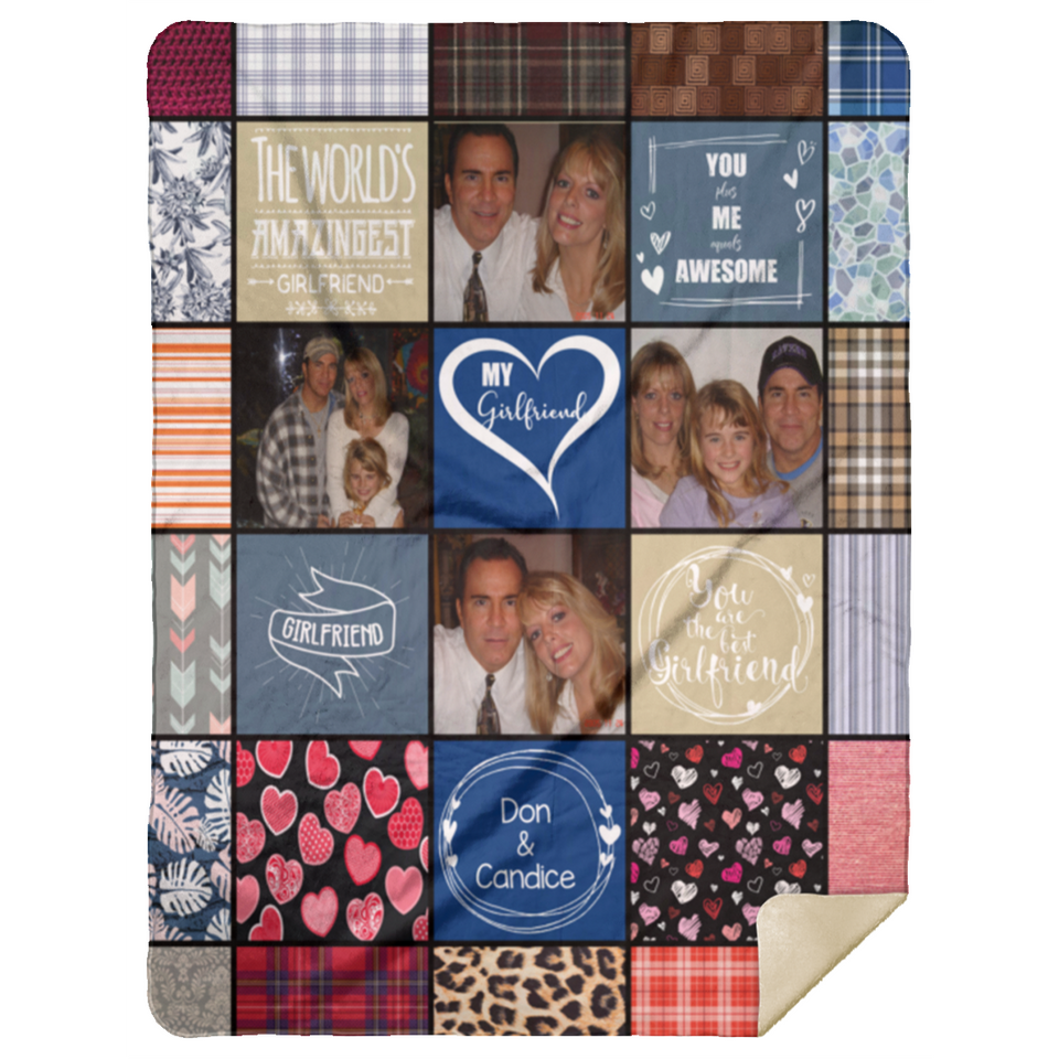 Don & Candice - MSHL Premium Mink Sherpa Blanket 60x80