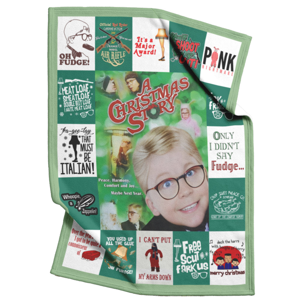 A Christmas Story Blanket
